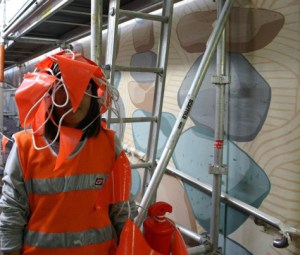 safety at all times, and neon orange is always a lovely warm addition to a winter outfit